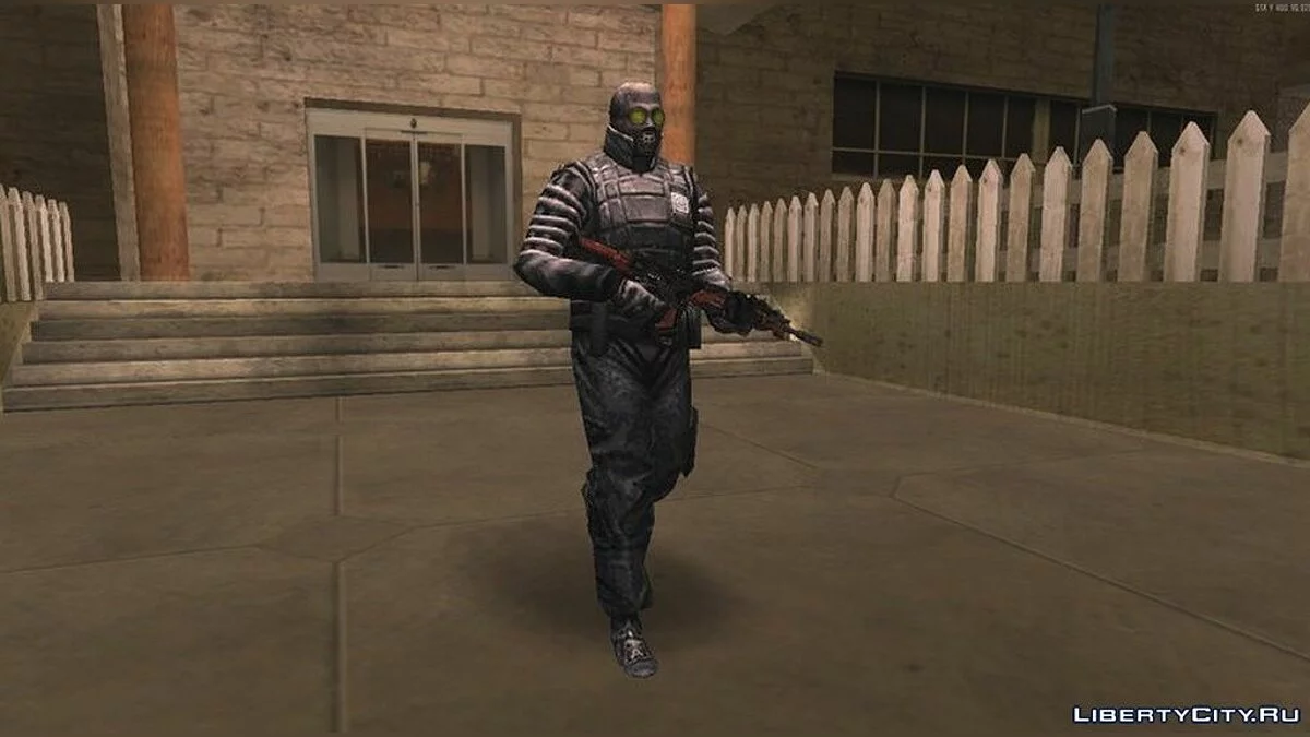Солдат из игры Manhunt 2 / GTA San Andreas