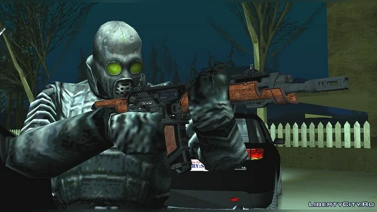 Солдат из игры Manhunt 2 / GTA San Andreas