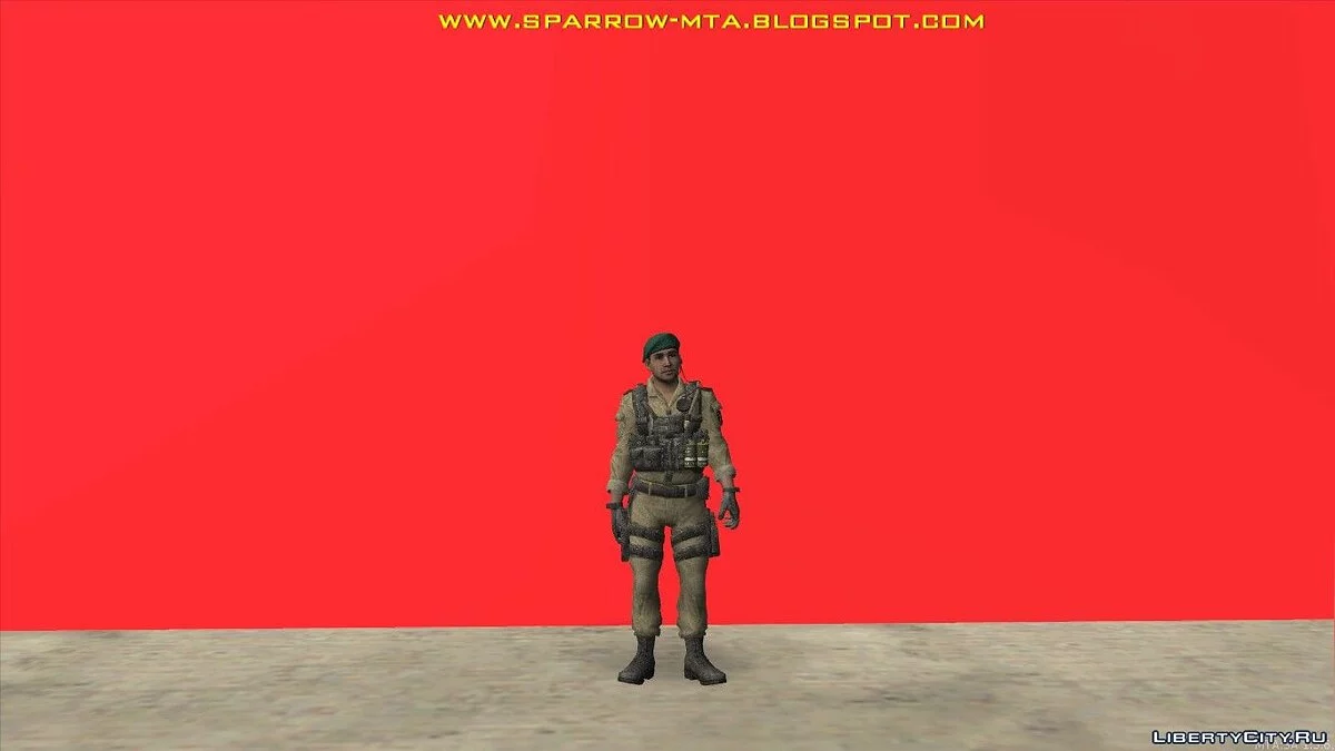 Солдат в форме для спецопераций / GTA San Andreas