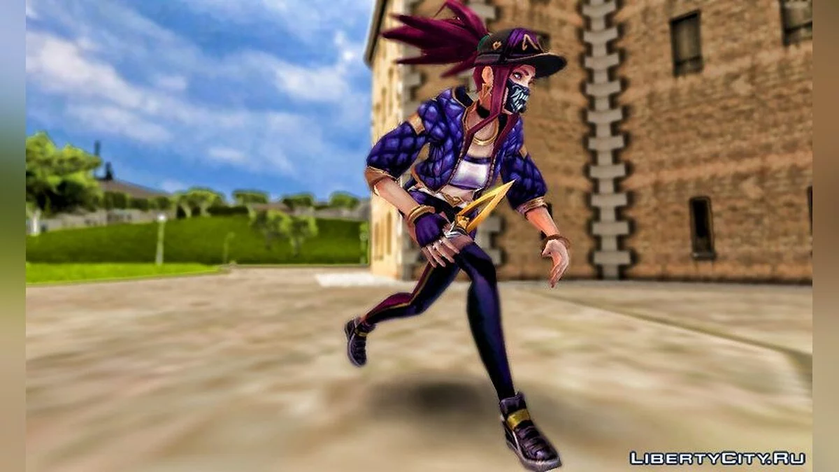 Akali Popstar из League Of Legends / GTA San Andreas