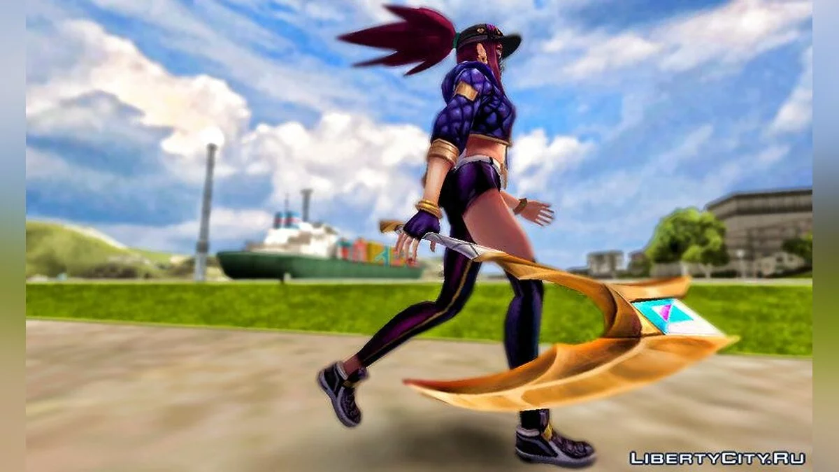 Akali Popstar из League Of Legends / GTA San Andreas