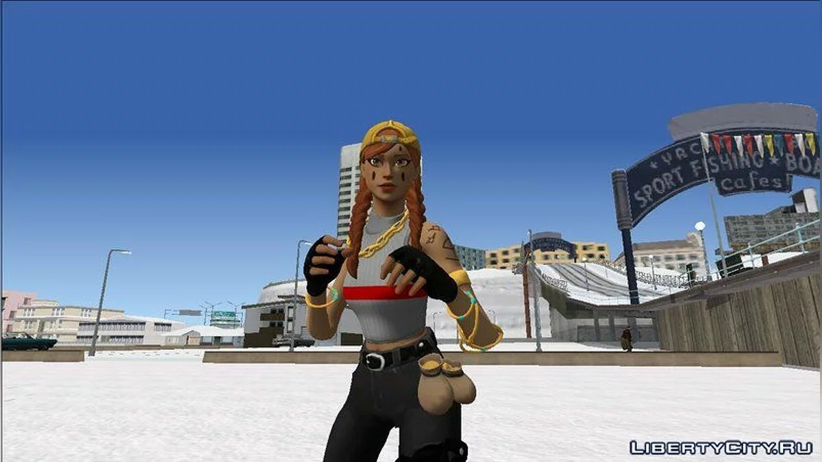 Добытчица из Фортнайта / GTA San Andreas