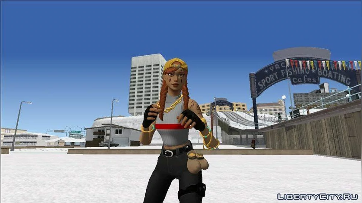 Добытчица из Фортнайта / GTA San Andreas