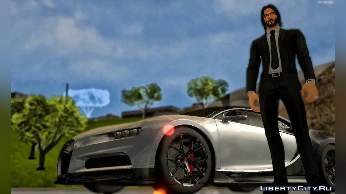 Джон Уик из Фортнайта / GTA San Andreas