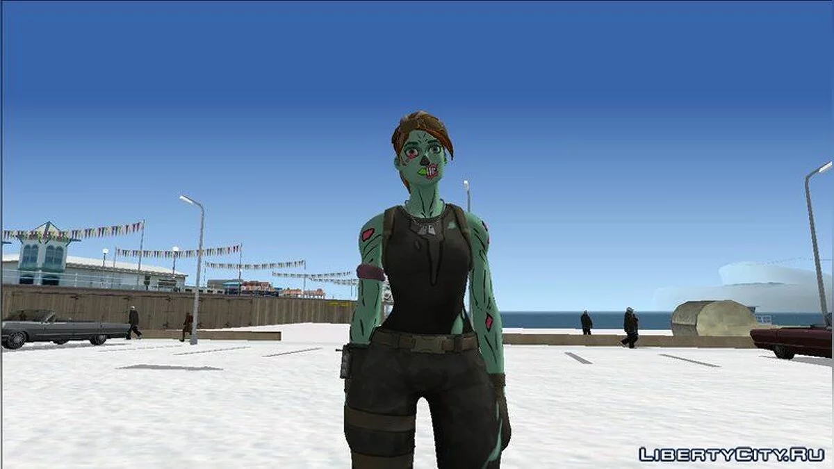 Ghoul Trooper из Фортнайта / GTA San Andreas