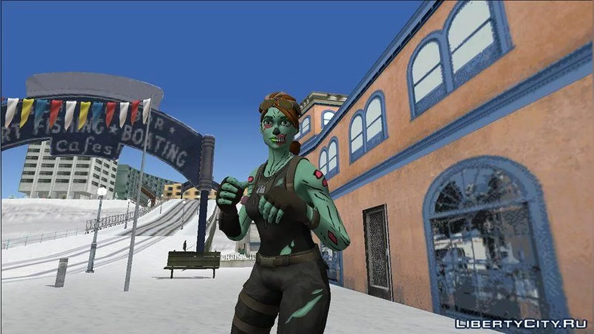 Ghoul Trooper из Фортнайта / GTA San Andreas