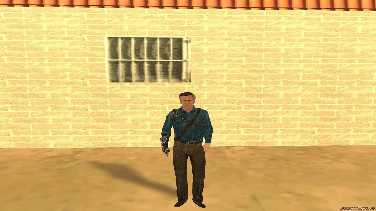Эш из фильма \"Зловещие мертвецы\" / GTA San Andreas