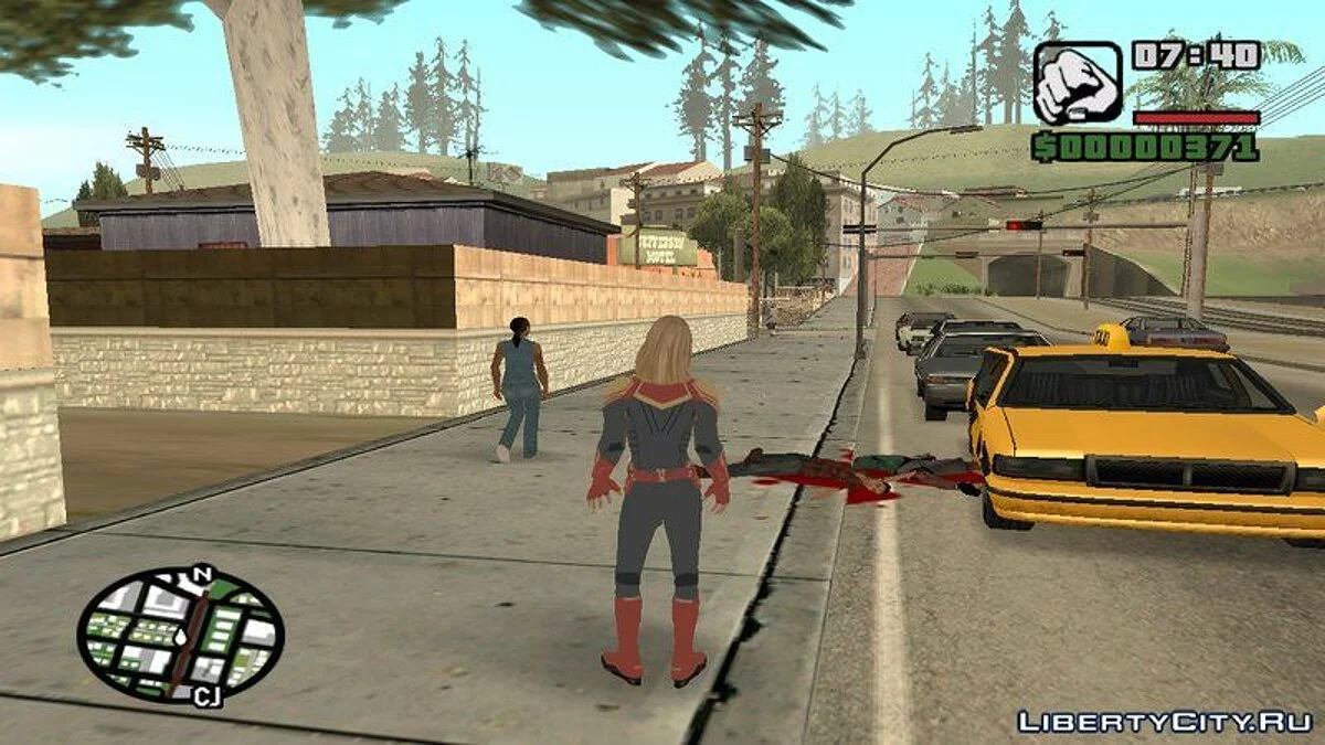 Капитан Марвел / GTA San Andreas