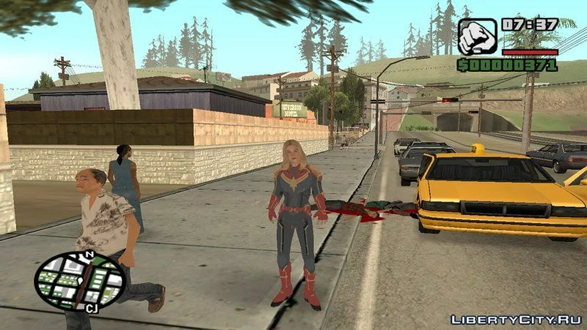Капитан Марвел / GTA San Andreas