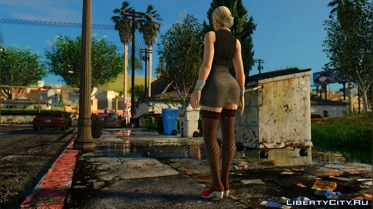 Хелена Дуглас в школьной форме / GTA San Andreas