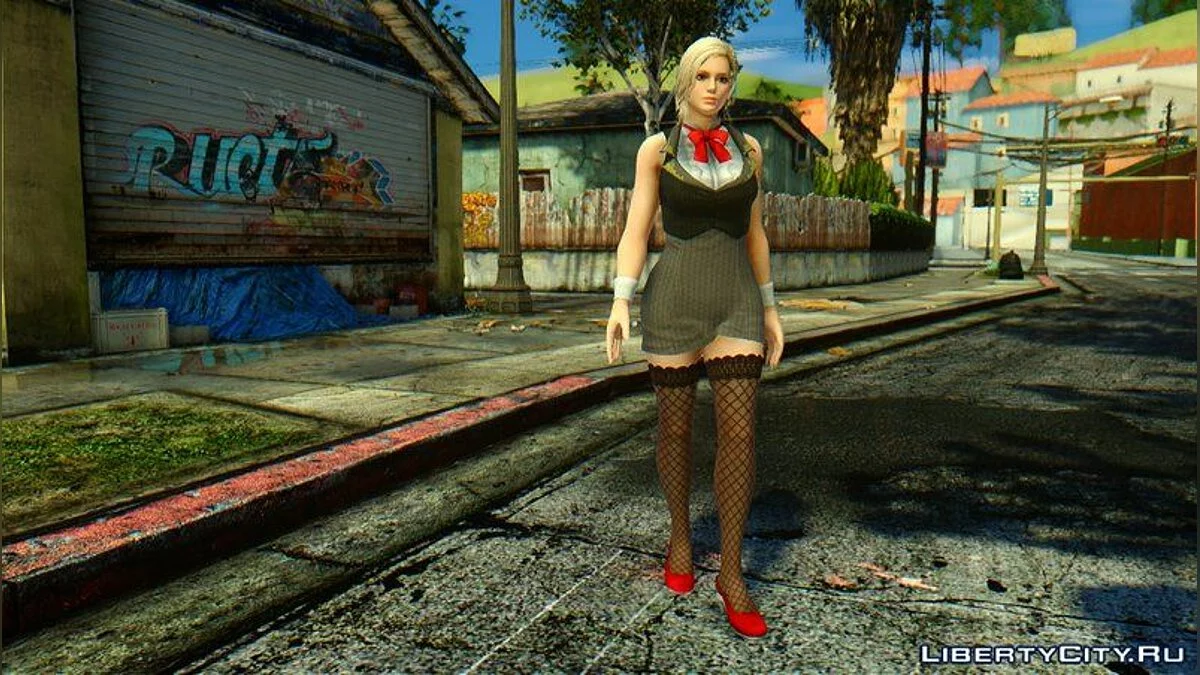 Хелена Дуглас в школьной форме / GTA San Andreas