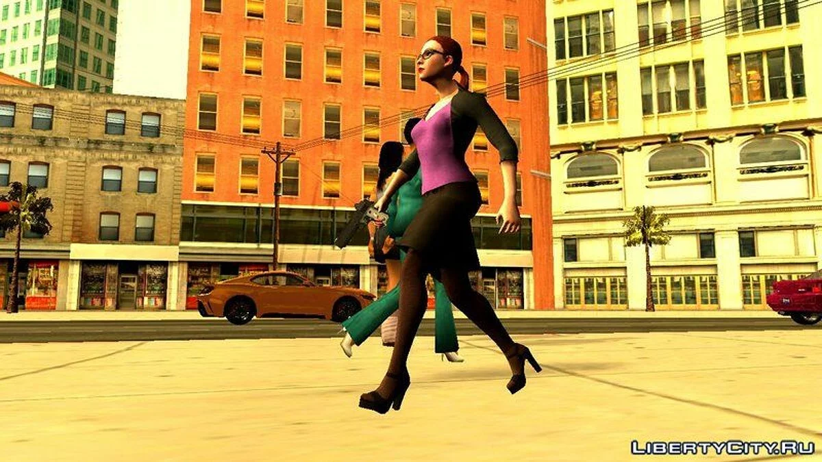 Кинзи Кенсингтон из Saints Row 4 / GTA San Andreas
