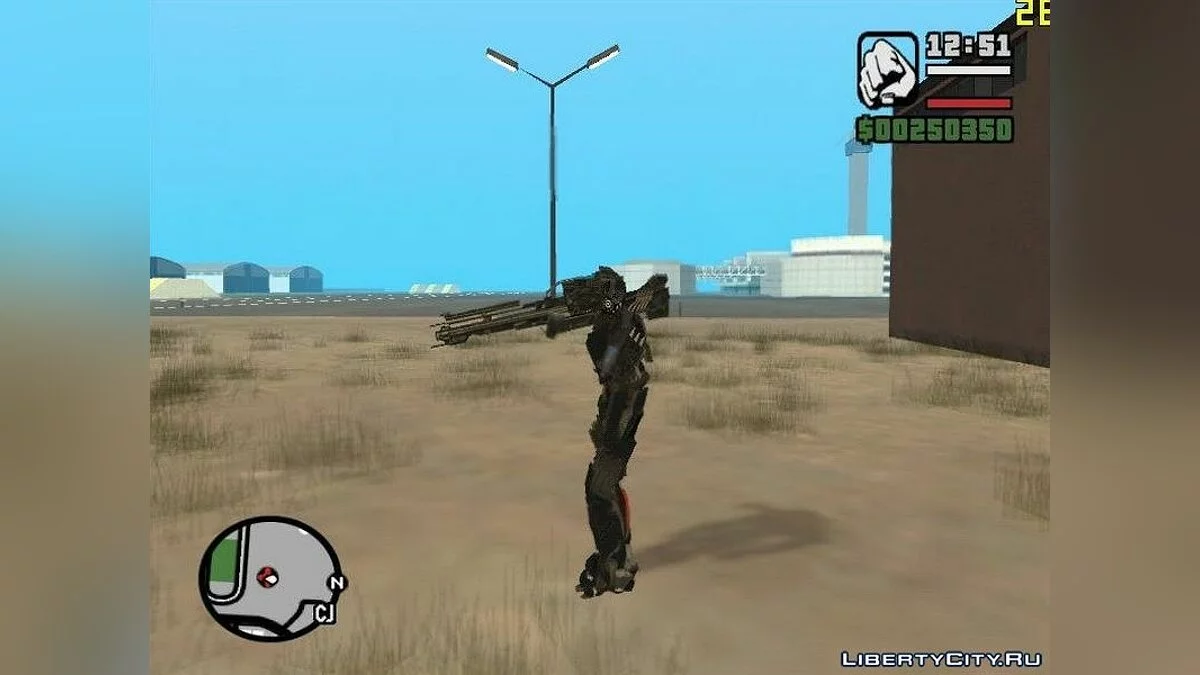 Локдаун с пушкой вместо головы / GTA San Andreas
