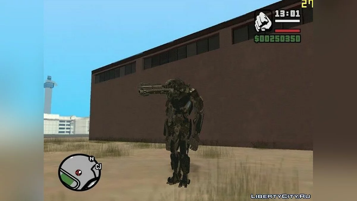 Локдаун с пушкой вместо головы / GTA San Andreas