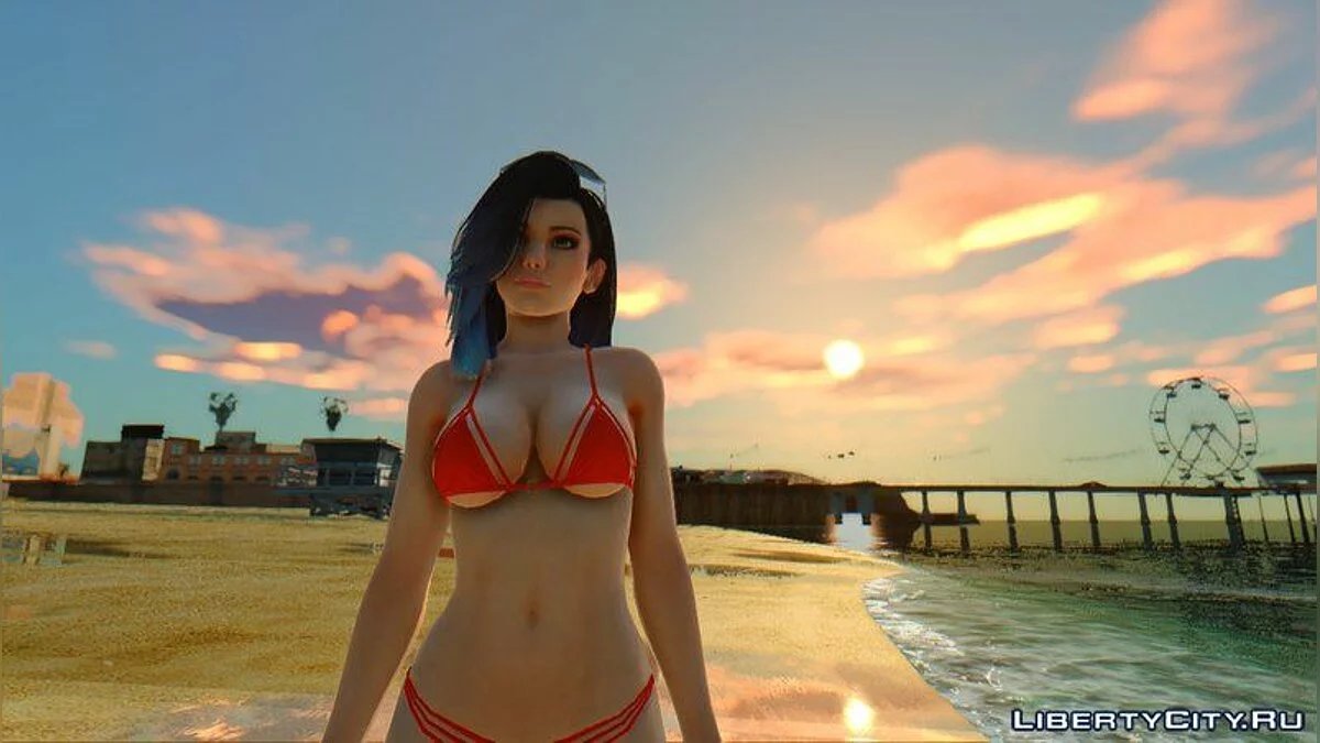 Momiji в летнем купальнике / GTA San Andreas
