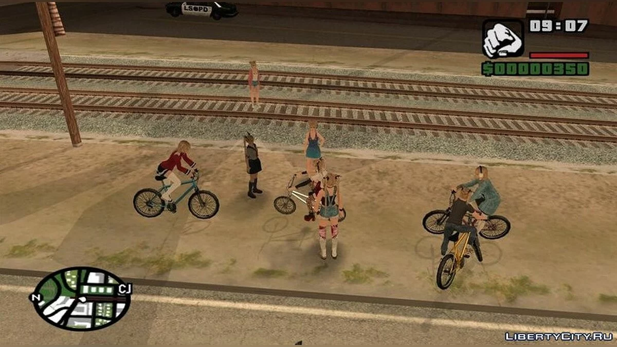Новые девушки Си Джея / GTA San Andreas