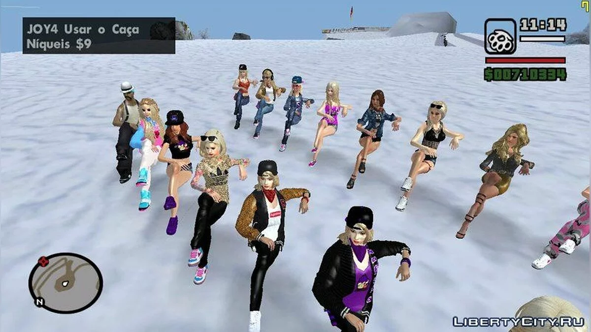 Пак горячих девушек / GTA San Andreas
