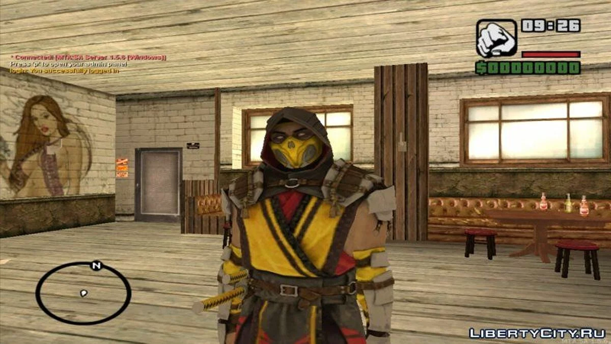 Пак персонажей из Mortal Kombat / GTA San Andreas