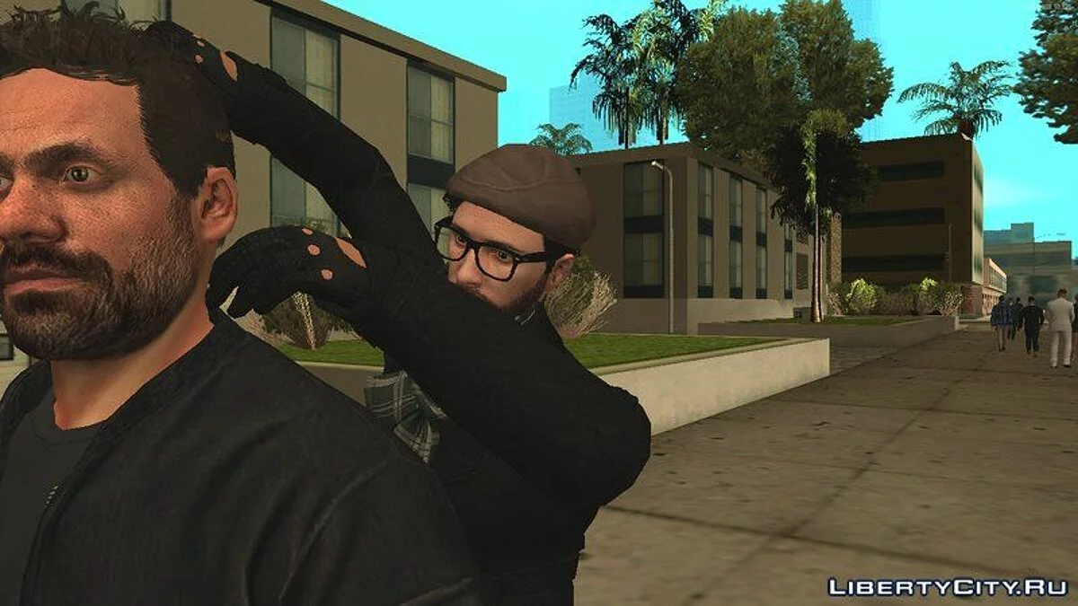 Рандомный скин #24 - косплей из Агенты А.Н.К.Л. / GTA San Andreas