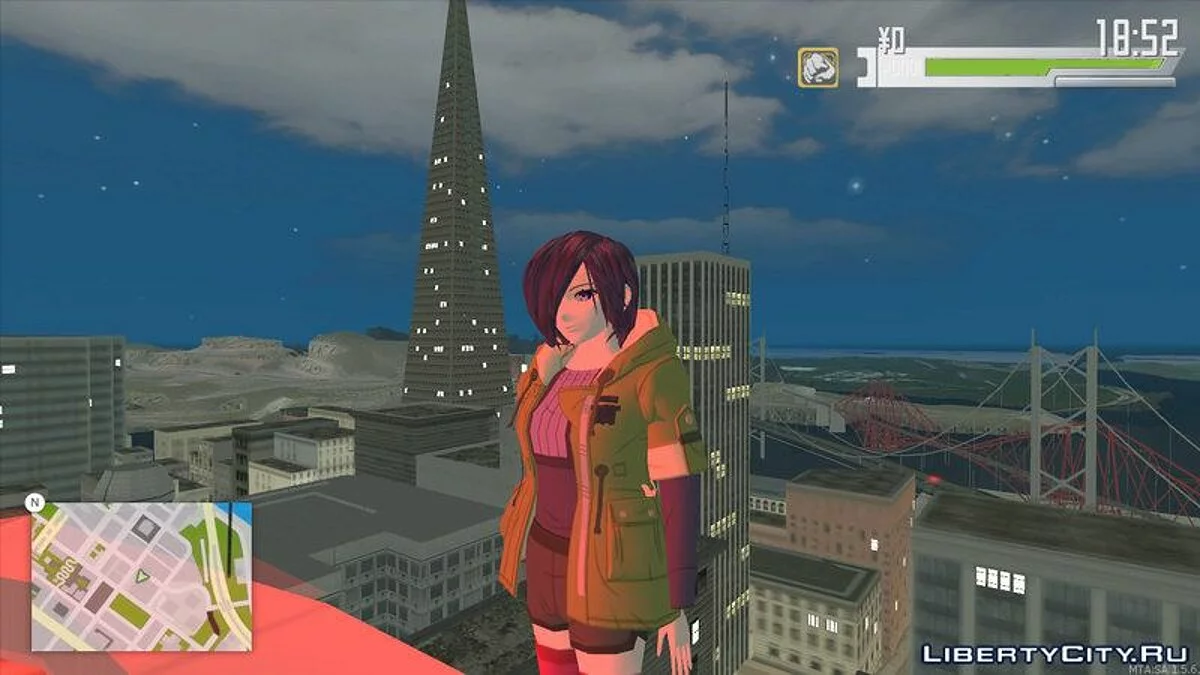 Скин пак Touka (Токийский гуль) / GTA San Andreas