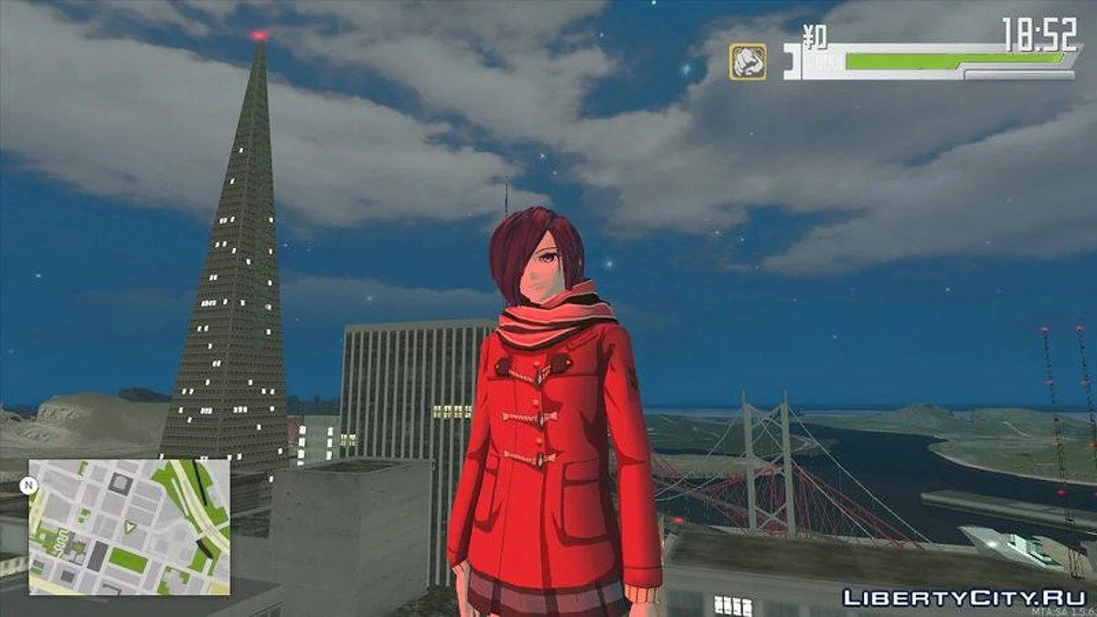 Скин пак Touka (Токийский гуль) / GTA San Andreas