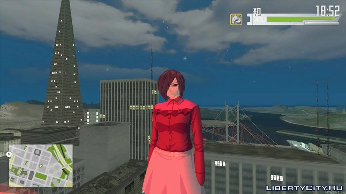 Скин пак Touka (Токийский гуль) / GTA San Andreas