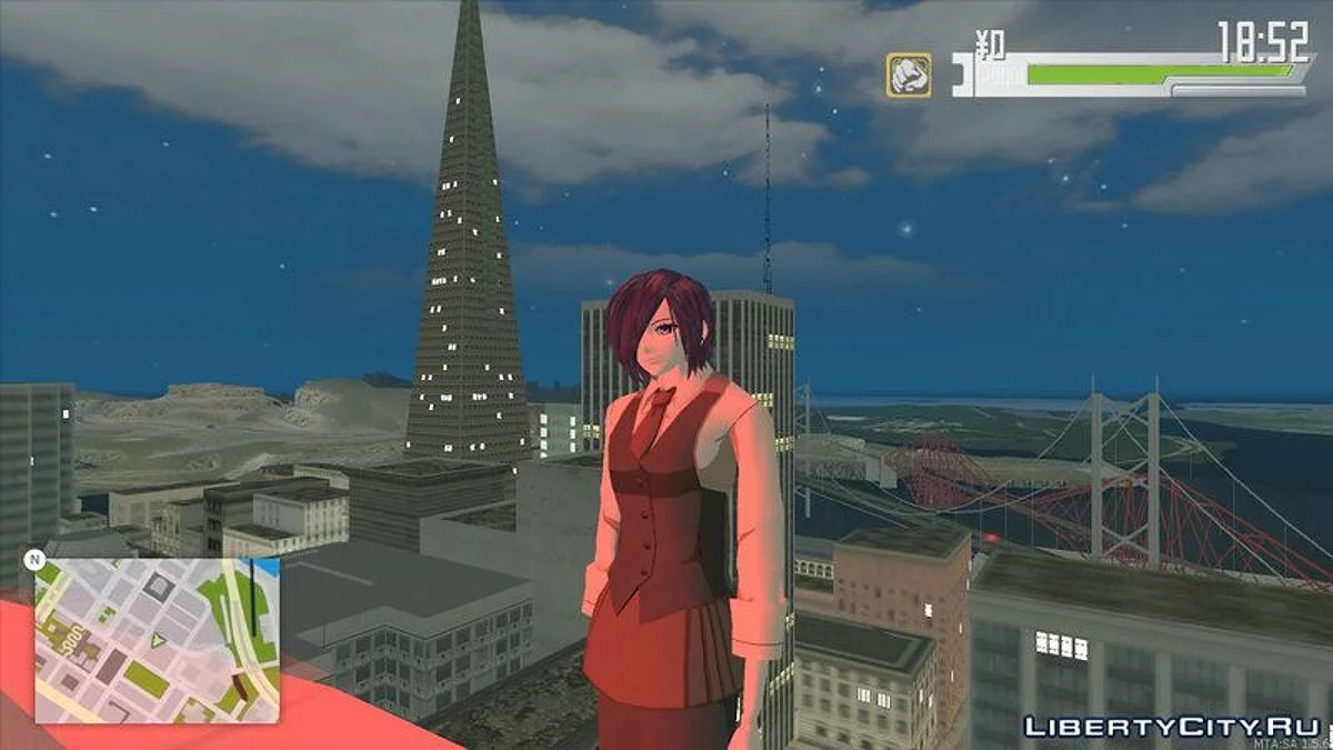 Скин пак Touka (Токийский гуль) / GTA San Andreas