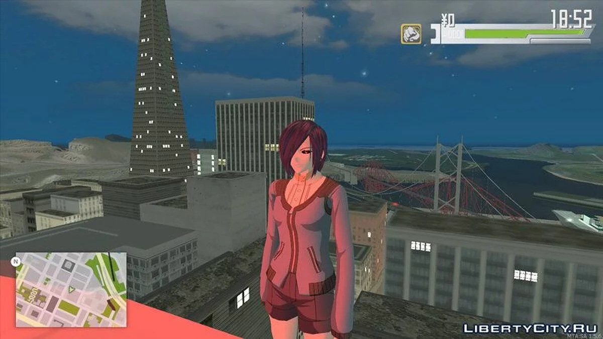 Скин пак Touka (Токийский гуль) / GTA San Andreas