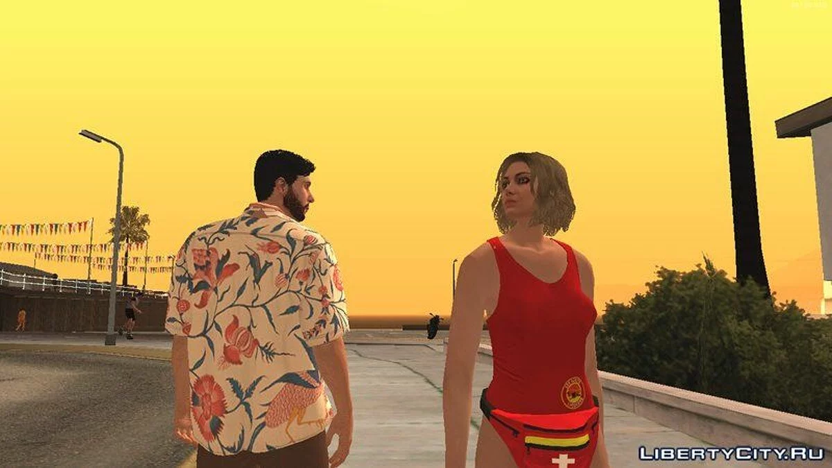 Стереотипный папа в летнем прикиде / GTA San Andreas