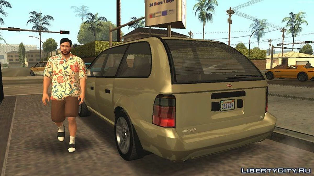 Стереотипный папа в летнем прикиде / GTA San Andreas
