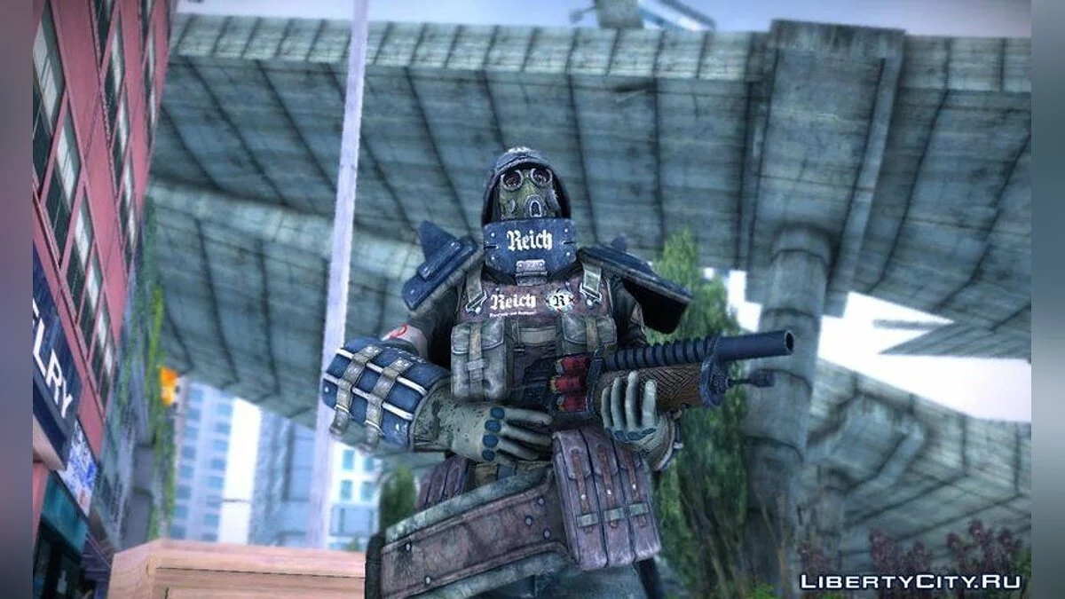Четвёртый рейх из Metro: Last Light / GTA San Andreas
