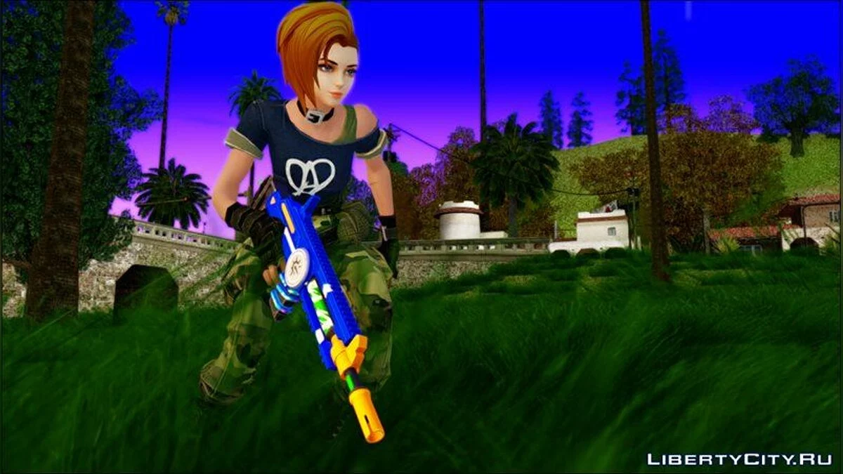 Creative Destruction - Female Soldier / GTA San Andreas