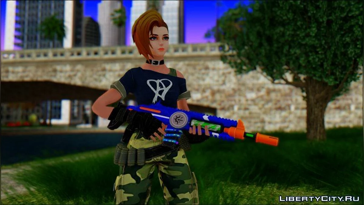 Creative Destruction - Female Soldier / GTA San Andreas