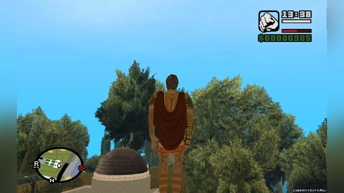 Гелиос из игры God of War 3 / GTA San Andreas
