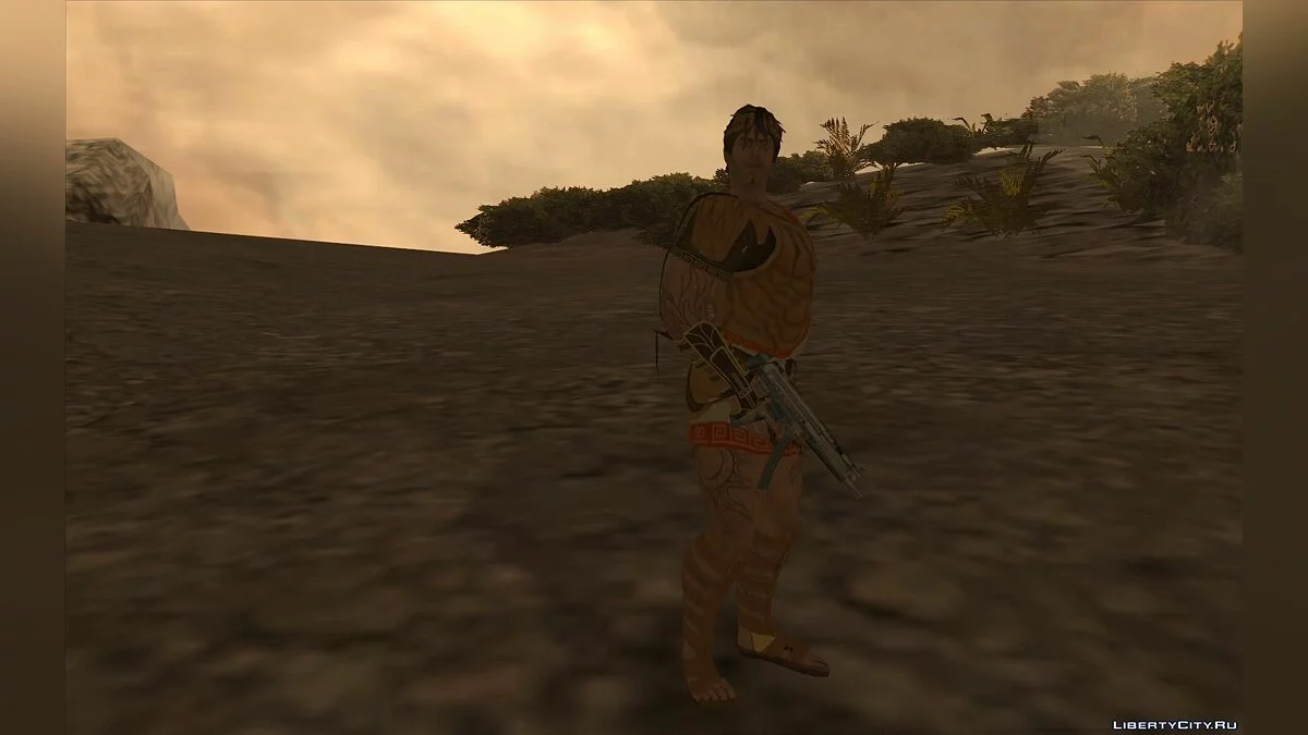 Гелиос из игры God of War 3 / GTA San Andreas
