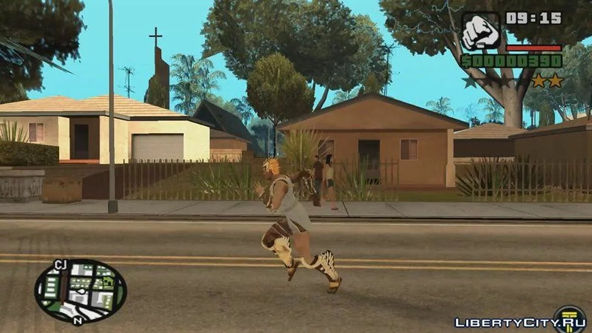 Гермес из God Of War 3 / GTA San Andreas
