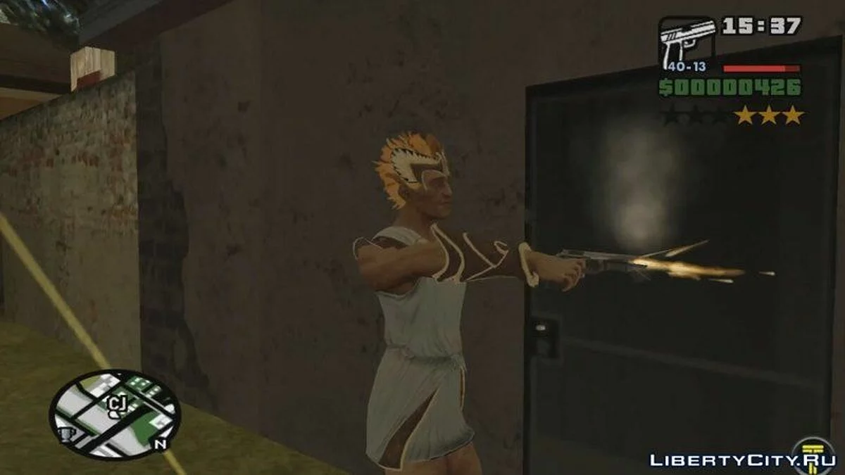 Гермес из God Of War 3 / GTA San Andreas