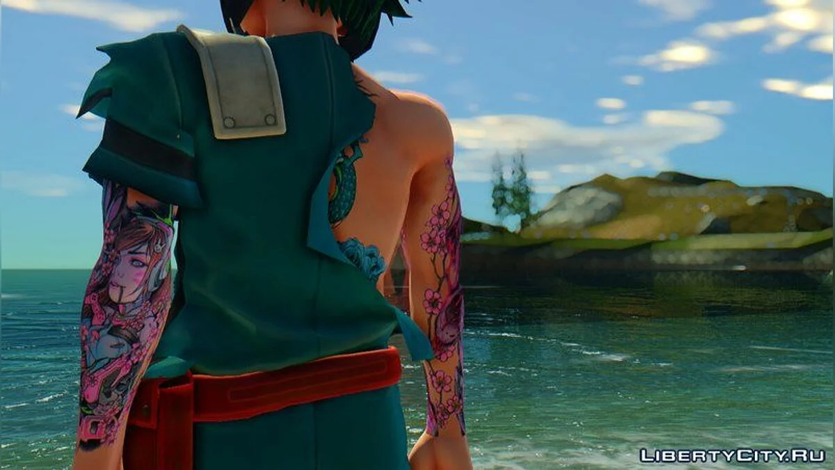 Izuku Midoriya (Neo Traditional Pastel Tatto) / GTA San Andreas