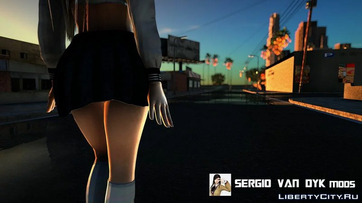 Kasumi в школьной форме / GTA San Andreas