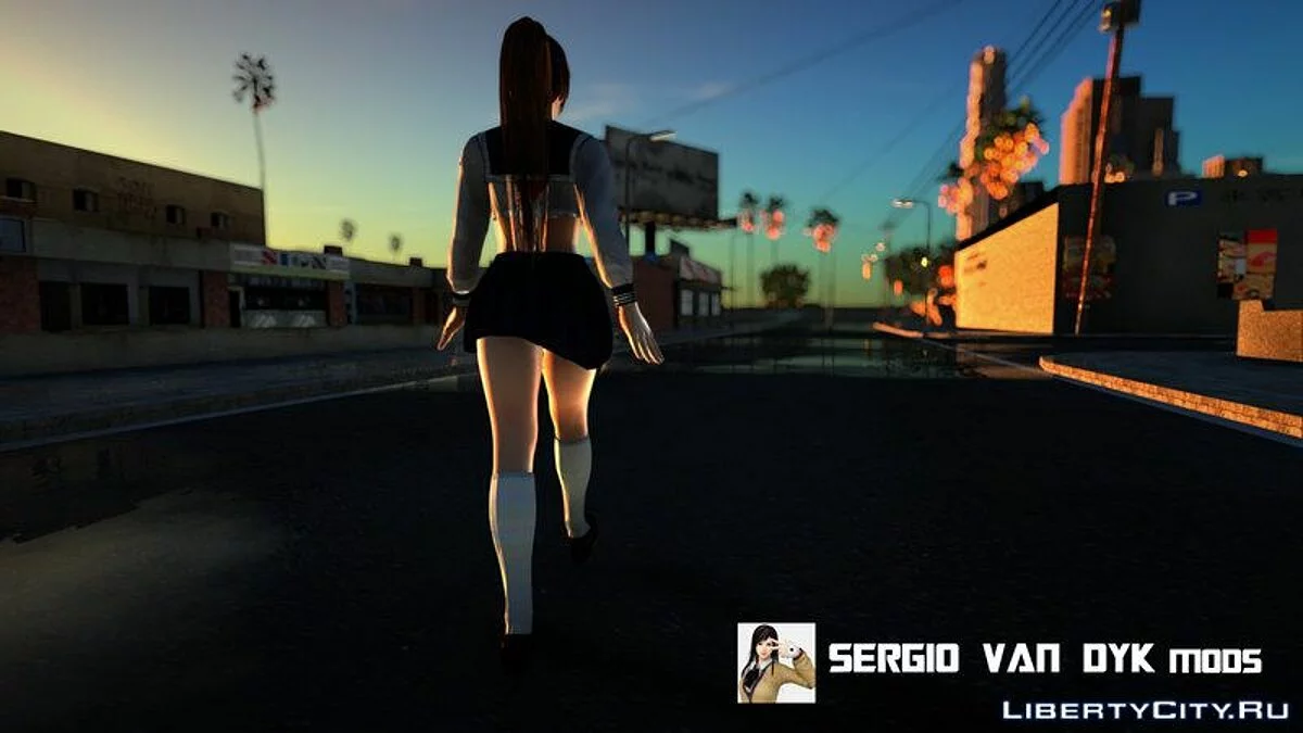 Kasumi в школьной форме / GTA San Andreas