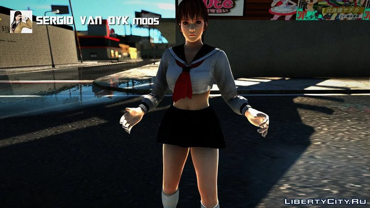Kasumi в школьной форме / GTA San Andreas