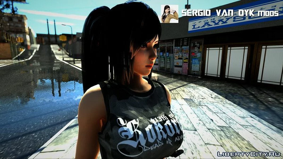 Кокоро в пляжном прикиде / GTA San Andreas