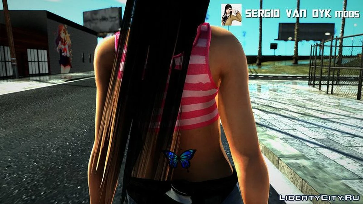 Кокоро в спортивном прикиде V7 / GTA San Andreas