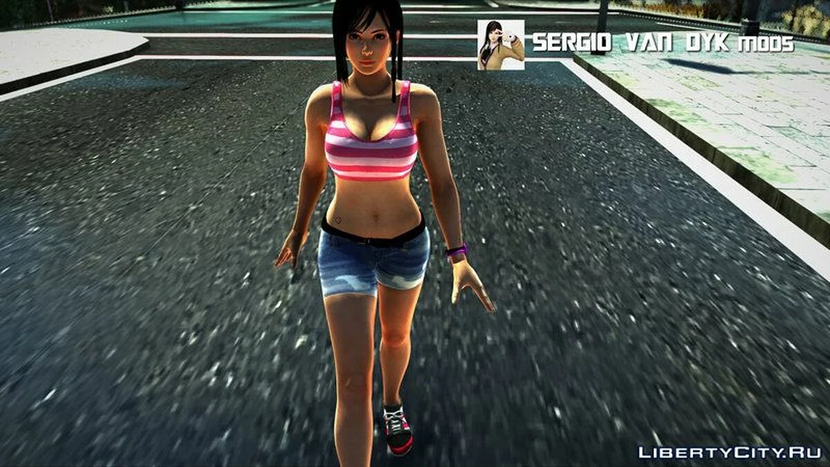 Кокоро в спортивном прикиде V7 / GTA San Andreas