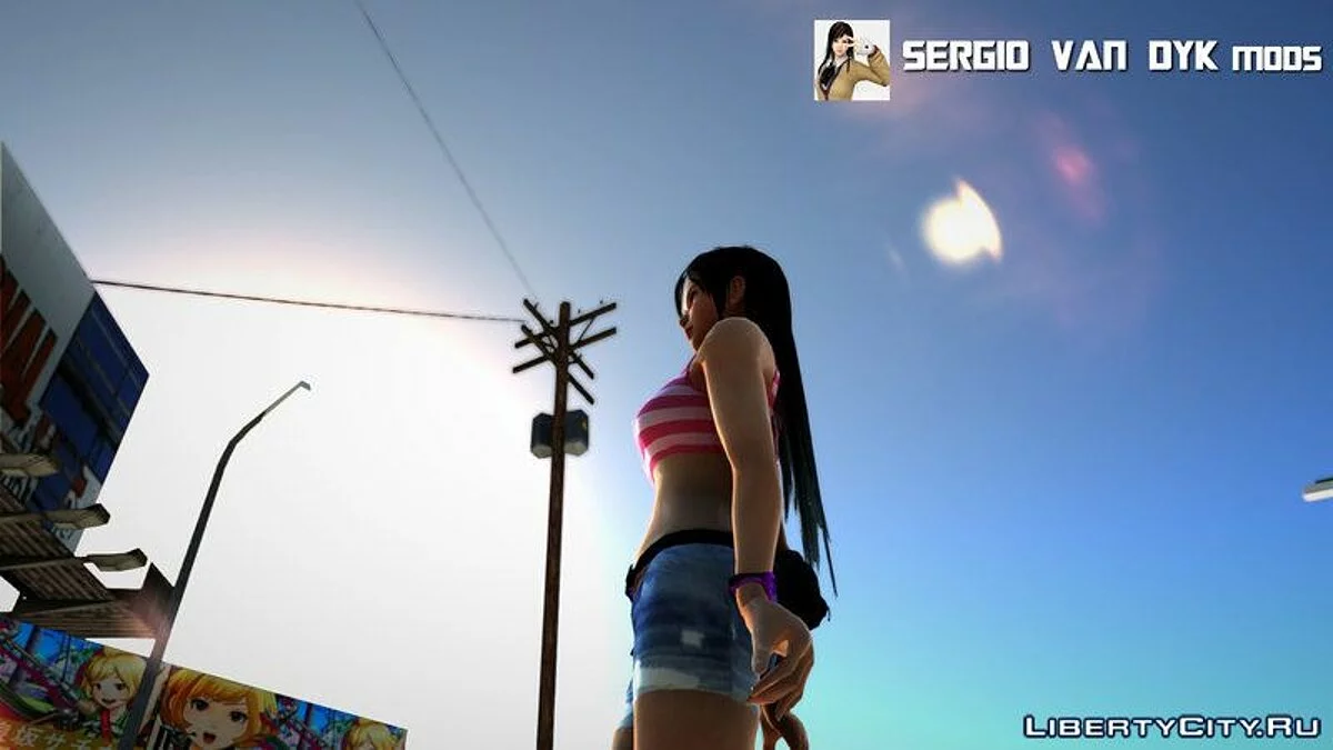 Кокоро в спортивном прикиде V7 / GTA San Andreas