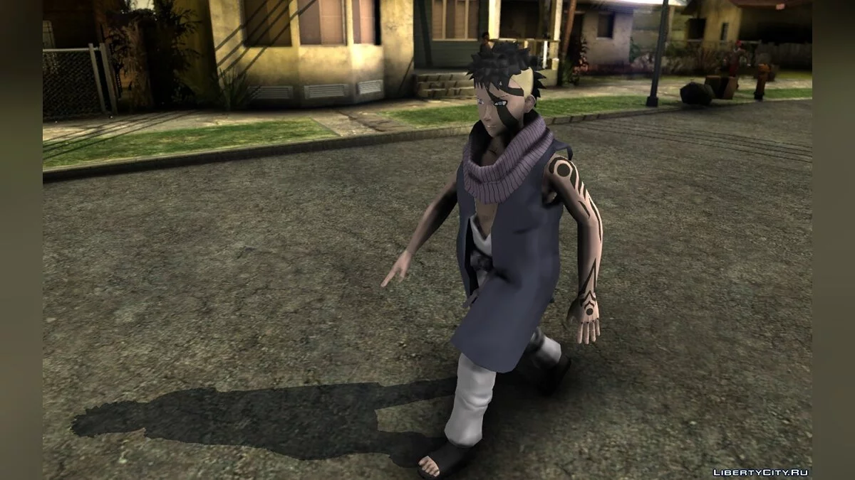 Подростки Боруто и Каваки  из аниме Boruto Naruto Next Generation / GTA San Andreas