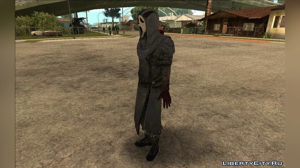 Призрачное лицо из Dead by Daylight / GTA San Andreas