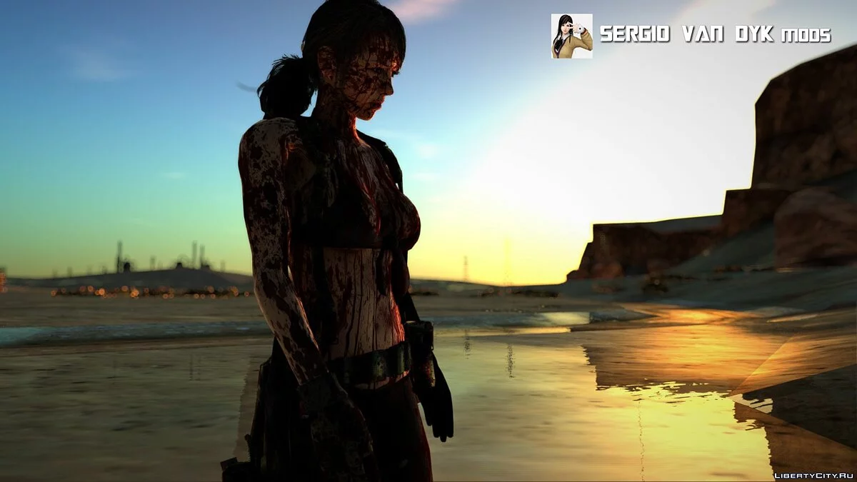 Quiet из игры Metal Gear Solid V: The Phantom Pain / GTA San Andreas