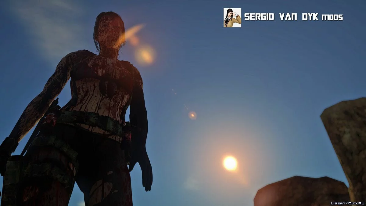 Quiet из игры Metal Gear Solid V: The Phantom Pain / GTA San Andreas