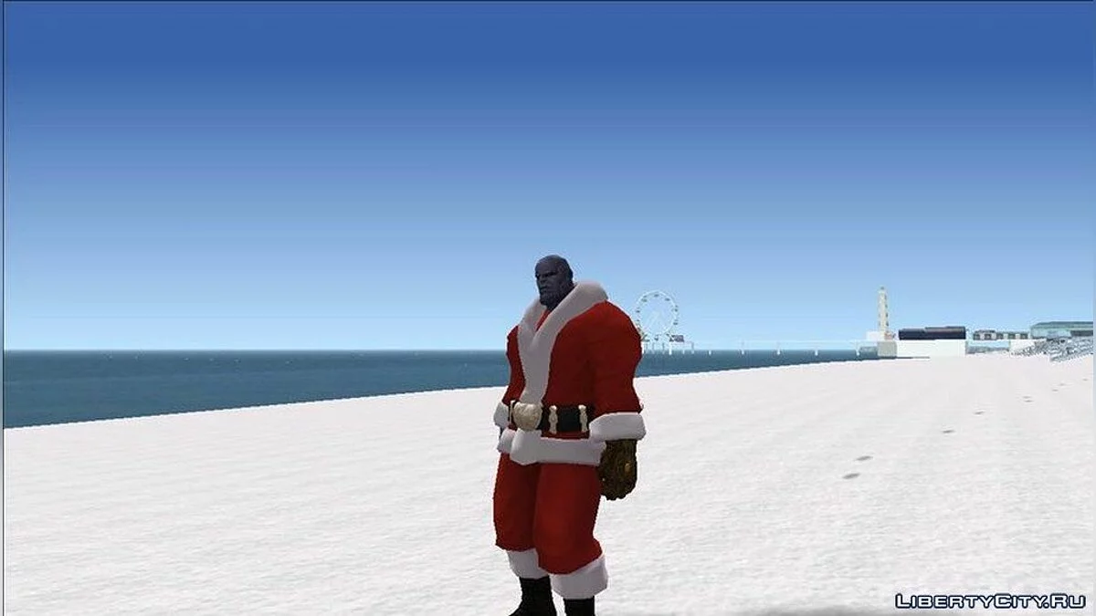 Танос в костюме Санта Клауса / GTA San Andreas